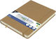 Sketchbook A5 Taupe 140gr 160 Pages Elastic Hard Cover Kangaro