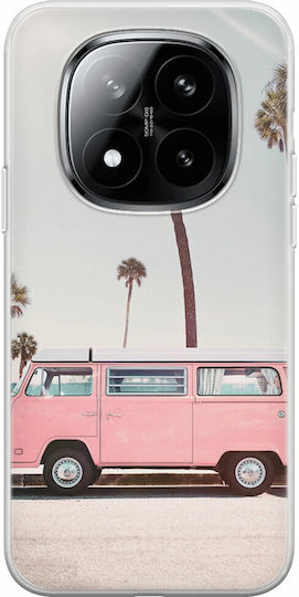 Pink Van Xiaomi Redmi Note 15 Pro+ 5g Flexible TPU Transparent Silicone Mobile Phone Case