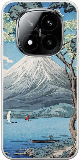 Ukiyo-e Fuji Lake Yamanaka Xiaomi Redmi Note 15 Pro+ 5g Flexible TPU Transparent Silicone
