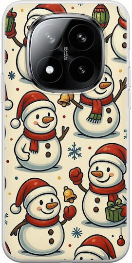 Festive Friends Schneemann Xiaomi Redmi Note 15 Pro+ 5g Flexible Tpu Transparente Silikon