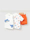 Kids Clothing Set with Shorts Summer 3 Pieces Orange