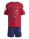 Kids Clothing Set with Shorts Summer 2 Pieces Red