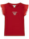 Kids Top Short-sleeved Red
