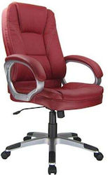 Cf6950 Executive Office Chair with Adjustable Arms Red