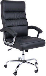 Executive Office Chair with Recline and Adjustable Arms Black