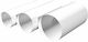 Kreisförmiges Belüftungsrohr 0,5m Ø150mm Pvc