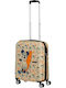 American Tourister Wavebreaker Disney Детски Кабинен Твърд Куфар за Пътуване Mickey Super Surf с 4 Колела