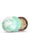 Zaxaropolis Crispy Jordan Almonds in Round Shape with Chocolate Flavour Green 800gr