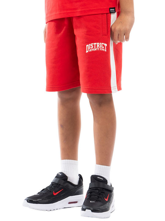 District75 Kids Shorts Bermudas Fabric Red