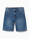 Kids Denim Blue Shorts/Bermuda