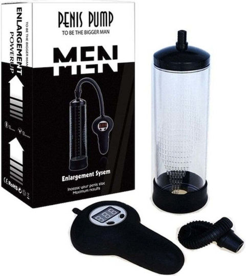 Electric Vacuum Penis Pump Pressure Control Led Monitor 22cm