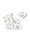 Qmini Set Lenjeri De Patut Bebe Pentru Patut Bumbac Cu Cauciuc Multicolore 160x80cm 3 Bucăți