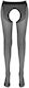 Bold Open Crotch Black Tights