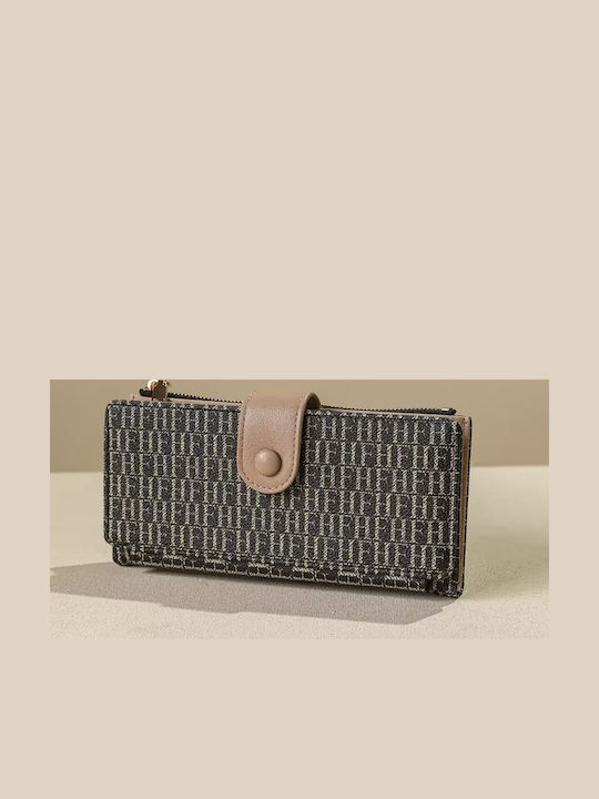 Fragola Large Women's Wallet Black