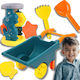 Set 6 Sandbox Yellow Sand Toys