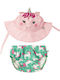 Zoocchini Kids Swimwear Set with Shade Multicolour