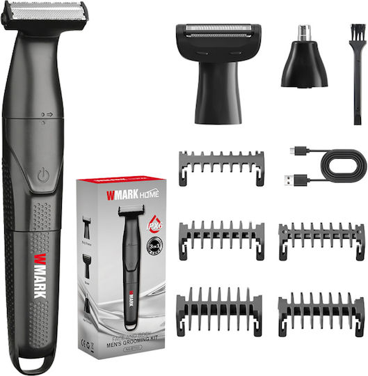Professional Rechargeable Hair Clipper Set Black