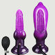 Dildo Realistic Gonflabil Cu Ventuză Violet