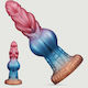 Ρεαλιστικό Dildo με Όρχεις και Βεντούζα Ροζ 22cm