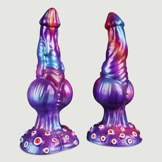 Realistisches Dildo mit Hoden und Saugnapf 24cm