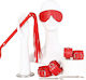 Naughty Toys BDSM Kit in Red Colour 4 Pieces