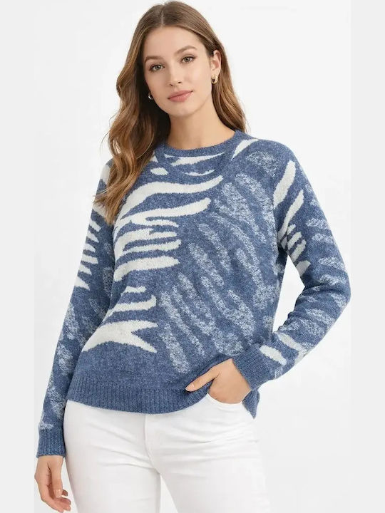 MCM Damen Langärmeliges Pullover Blau