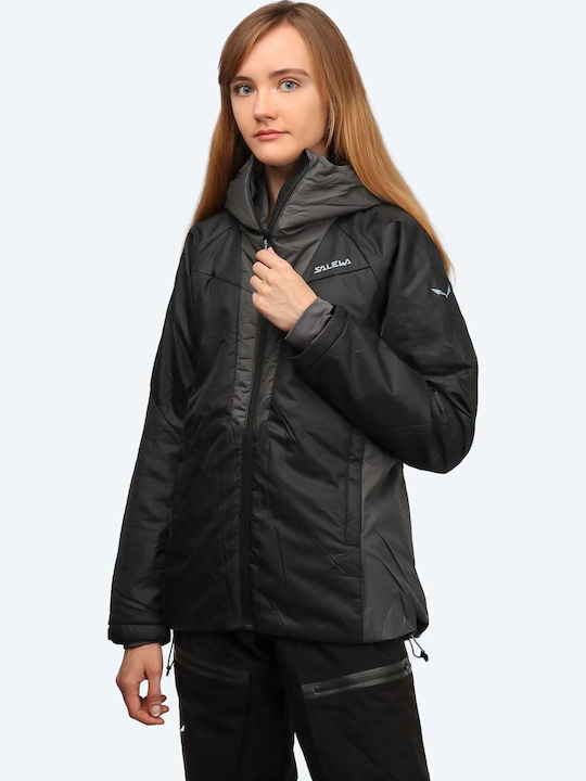 Ortles Prl Damen Jacken für Winter Schwarz