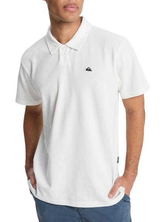 Quiksilver Polo Short Sleeve Blouse Snow White ...