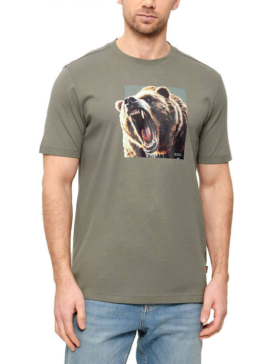 Boss T-shirt Γκρι