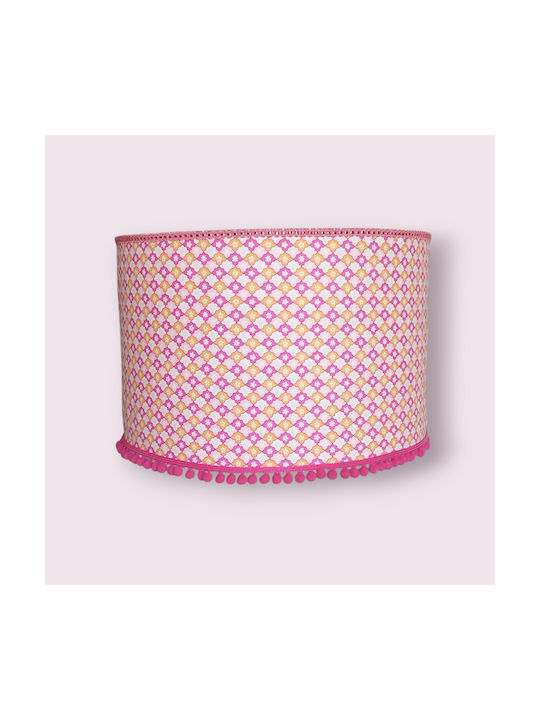 Oxygen Sparkl Trigon Single-Light Kids Ceiling Light Ceiling Light with E27 Base Pink 35x25cm