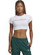 Γυναικείο Crop T-shirt White