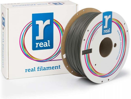 Real Filament Матово PLA 3D Принтер Филамент 1.75мм Сенчест Сив 1кг 1бр Макарa