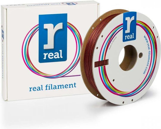 Real Filament PLA 3D Printer Filament 1.75mm Sparkle Ruby Red 0.5kg 1τμχ (Spool)