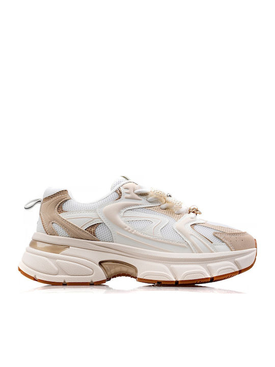 Fshoes Γυναικεία Sneakers Μπεζ