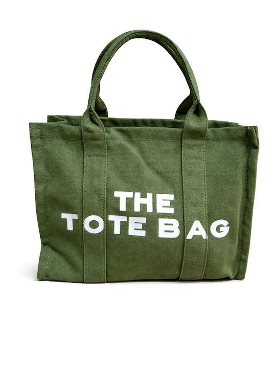 Fabric Women's Tote Handbag Khaki
