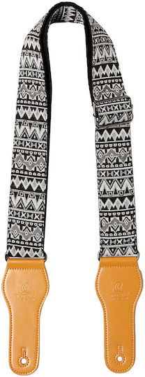 Ortega Guitars Guitar Strap Adjustable Length Acoustic Guitar Bass Electric Guitar Electric Bass World Series – Cotton Icelander Ocs-450