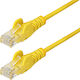 StarTech Direct Attach Copper Cat.6 (Gigabit) Καλώδιο Δικτύου Ethernet 5m Κίτρινο