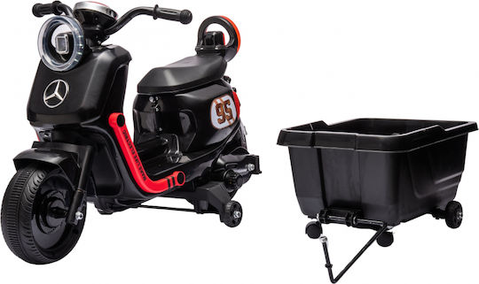 Motocicletă Pentru Copii Electrică 6 Volți Neagră