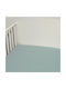 Baby Oliver Baby Cradle Sheet Cotton Blue 80x110cm