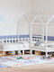 Kinderbett - Schlafsofa Einzel Weiß für Matratze 80x200cm