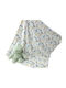 Viopros Nursery Swaddling Blanket Fleece Green with Animal 3 Pieces