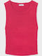 Kids Top Sleeveless Fuchsia