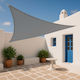 Showood Триъгълен Shade Sail Сив 3.6м 280гр/м²