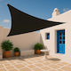 Showood Triangle Shade Sail Black 5m 280gr/m²