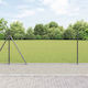 vidaXL Wire Fencing with PVC Coating Set Gray 1x25m