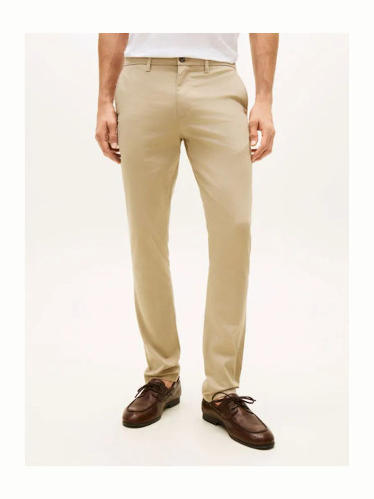 Bleecker Elastic Trousers in Slim Fit Sandalwood