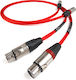 Chord Cable XLR male - XLR female Μαύρο 0.5m