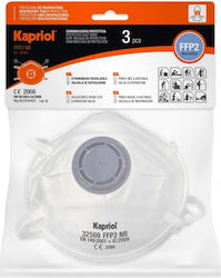 Kapriol Protective Mask FFP2 with Valve 10 Pieces Kapriol Protective Mask FFP2 with Valve 10 Pieces