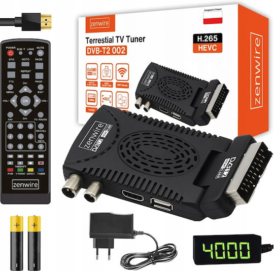 Zenwire Für DVB-T2 Empfänger mit WiFi / HDMI Verbindung