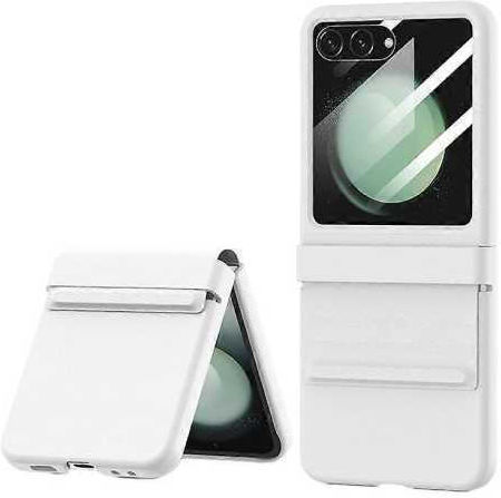 Samsung Flap Eco Leather Book Cream Leather (Galaxy Z Flip5)